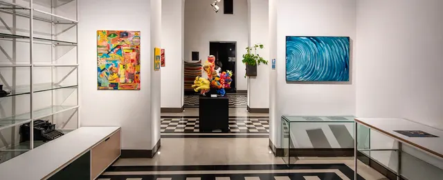 Expo room at terzo event space in Rome